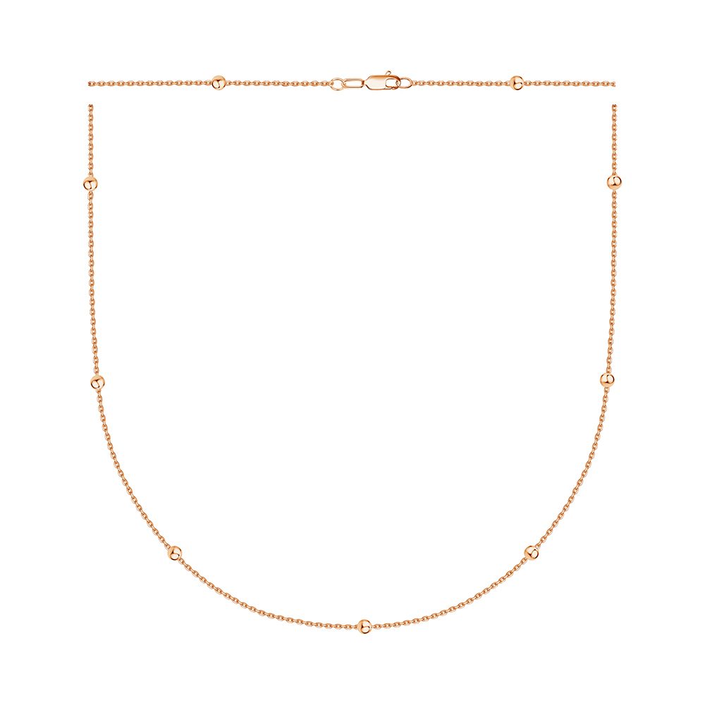 Цепь из красного золота 585, ср. вес 2,51г