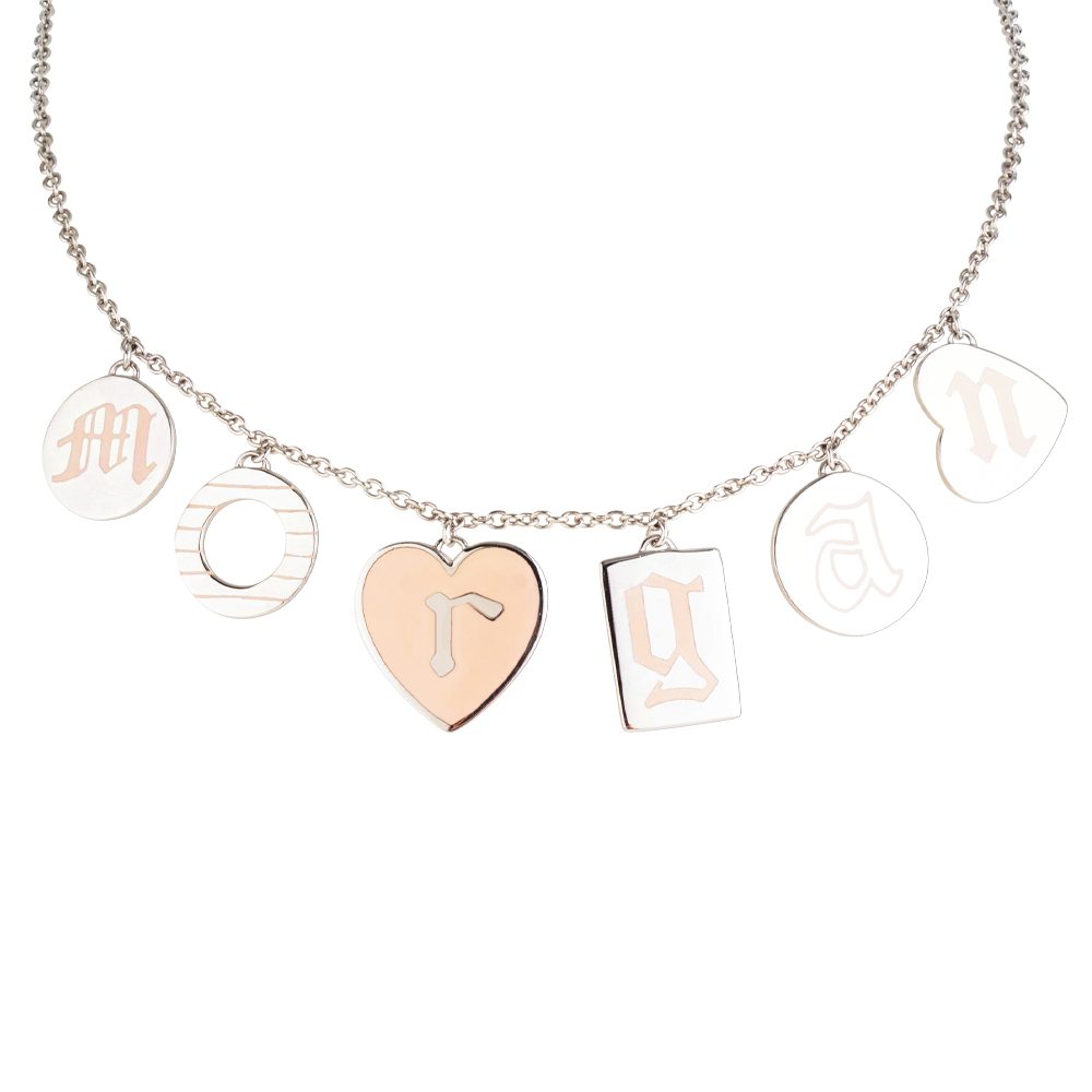 Колье из серебра 925 с эмалью, ср. вес 10,82г