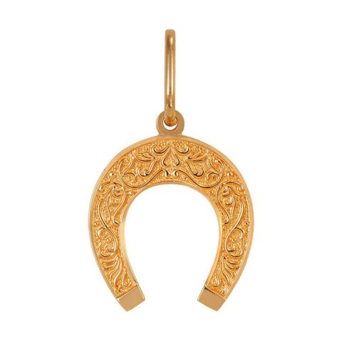 Подвеска из красного золота 585, ср. вес 1,26г