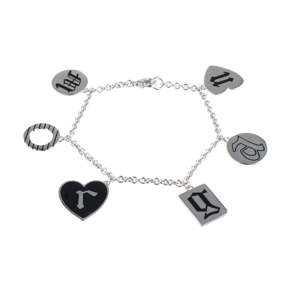 Браслет из серебра 925 с эмалью, ср. вес 15,74г