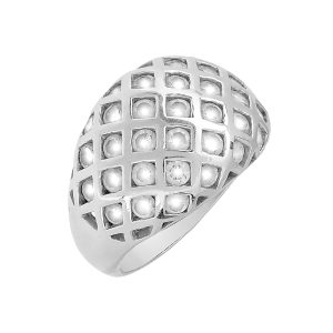 Кольцо из серебра 925 с фианитами, ср. вес 6,92г