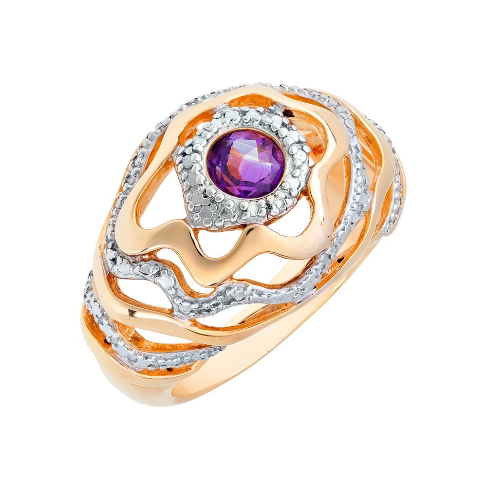 Кольцо из серебра 925, ср. вес 7,21г
