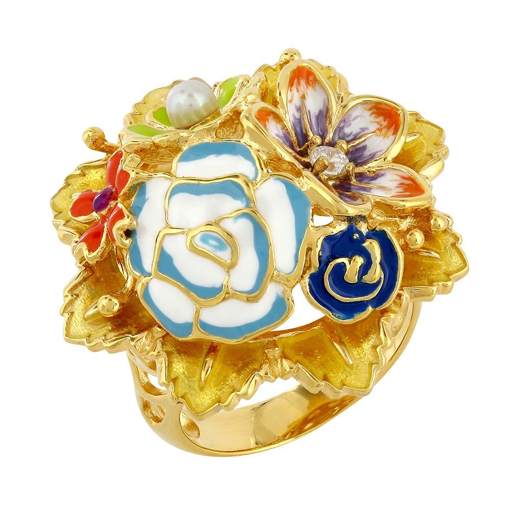 Кольцо из серебра 925 с фианитом, ср. вес 12,3г