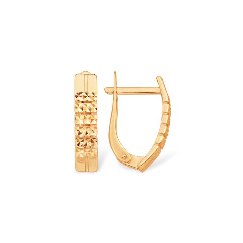 Серьги из красного золота 585, ср. вес 2,04г