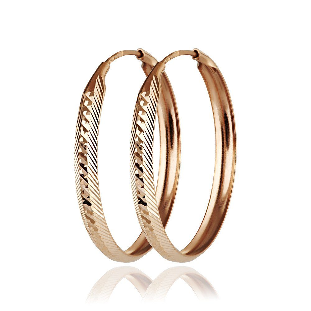 Серьги из красного золота 585, ср. вес 1,58г