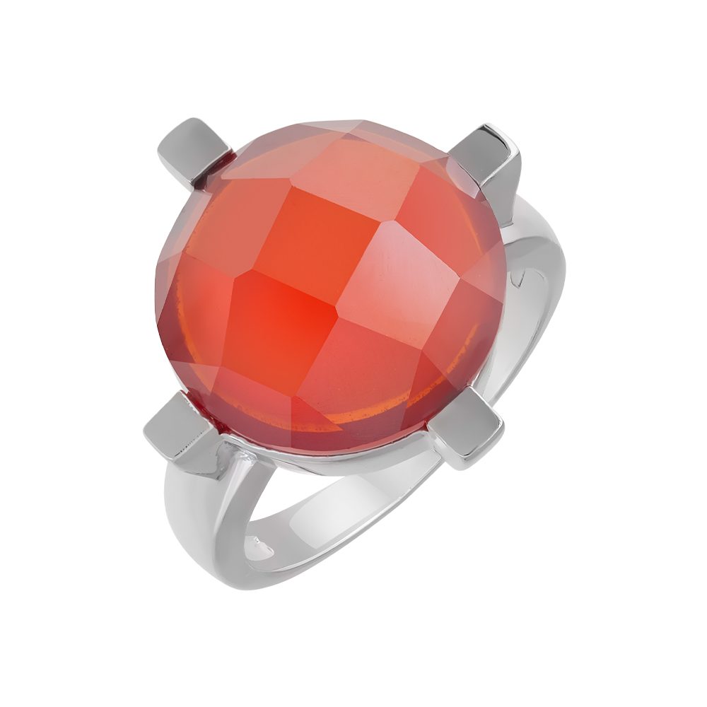 Кольцо из серебра 925 с фианитом, ср. вес 7,53г