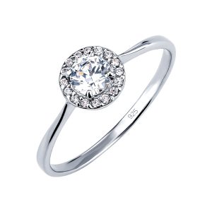 Кольцо из серебра 925 с фианитами, ср. вес 1,45г