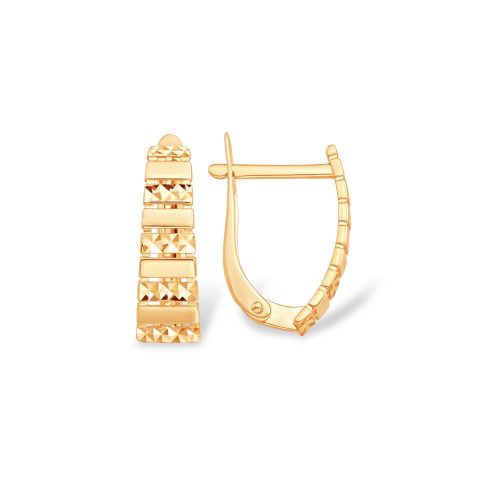 Серьги из красного золота 585, ср. вес 2,31г