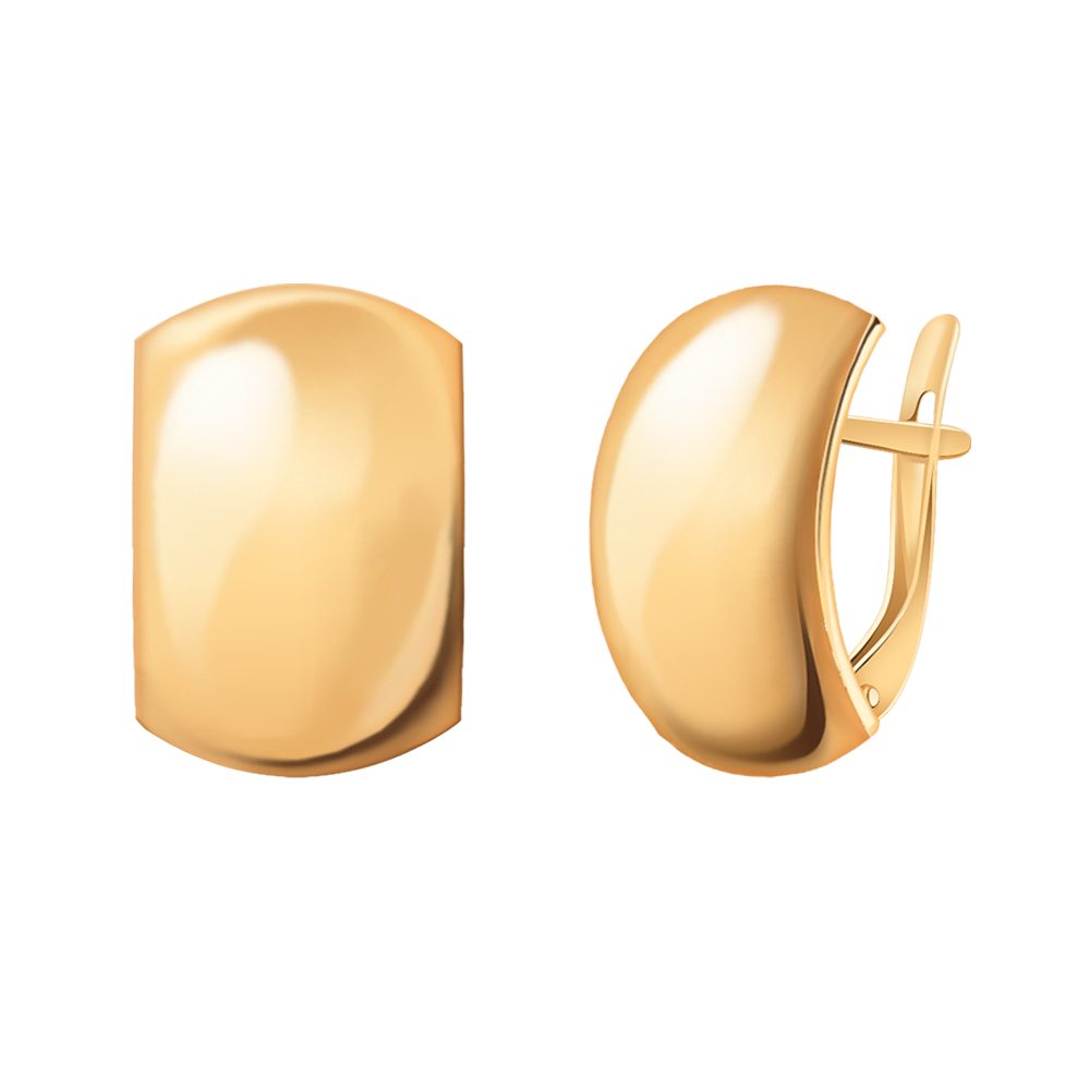 Серьги из красного золота 585, ср. вес 2,47г