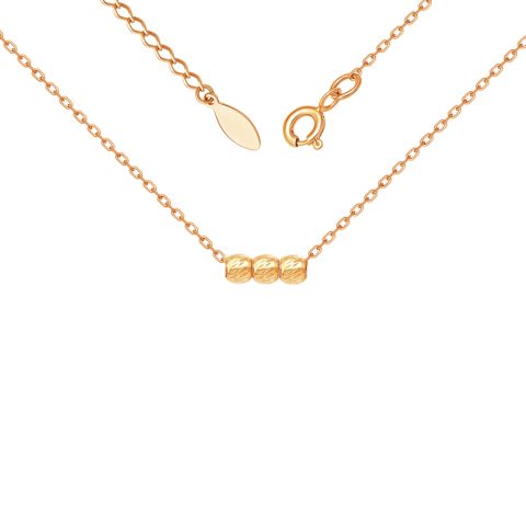Колье из красного золота 585, ср. вес 1,95г