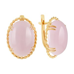 Серьги из серебра 925 с алпанитами, ср. вес 7,2г