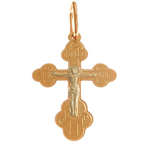 Подвеска из красного золота 585, ср. вес 0,75г