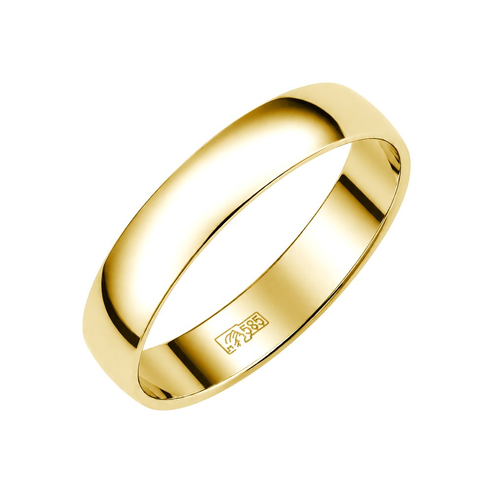 Кольцо из жёлтого золота 585, ср. вес 2,39г