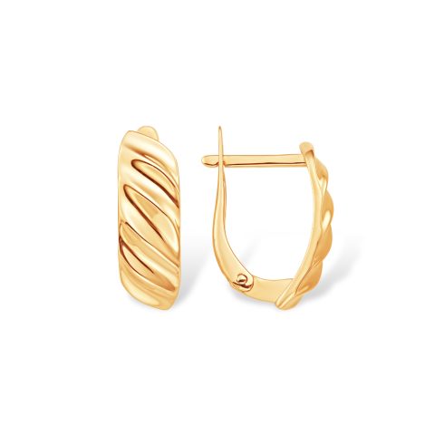 Серьги из красного золота 585, ср. вес 2,53г