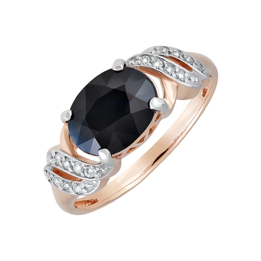 Кольцо из красного золота 585, ср. вес 2,62г